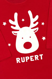 Cauzac™ Personalised Christmas Reindeer T-Shirt