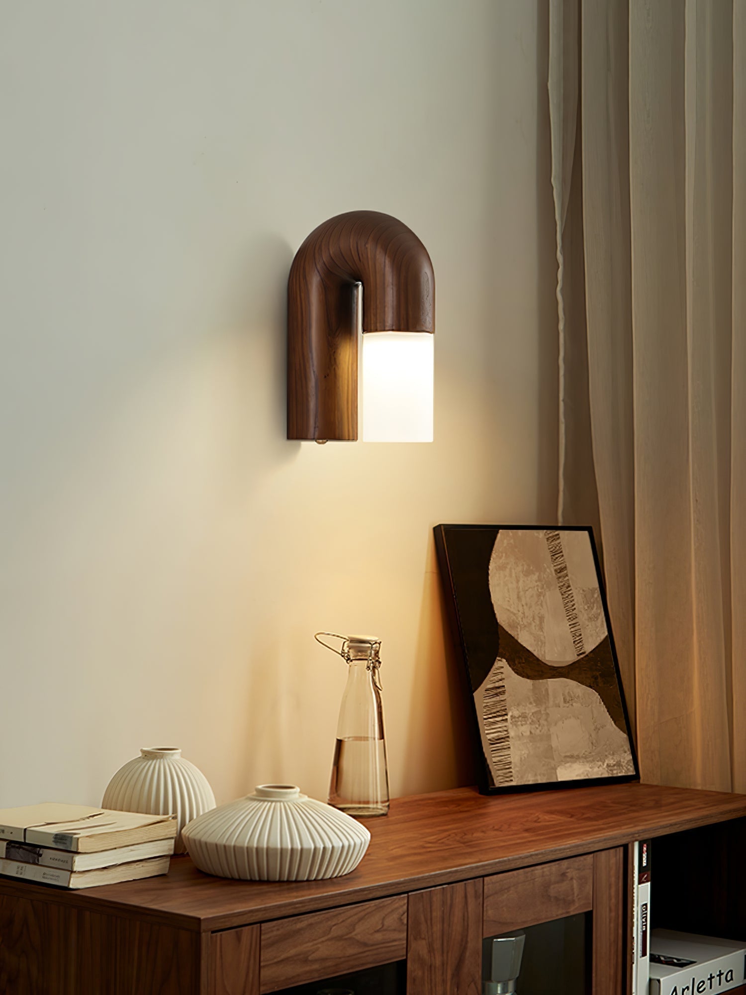 Cauzac™ Elegant Wooden Wall Lamp with Modern Design