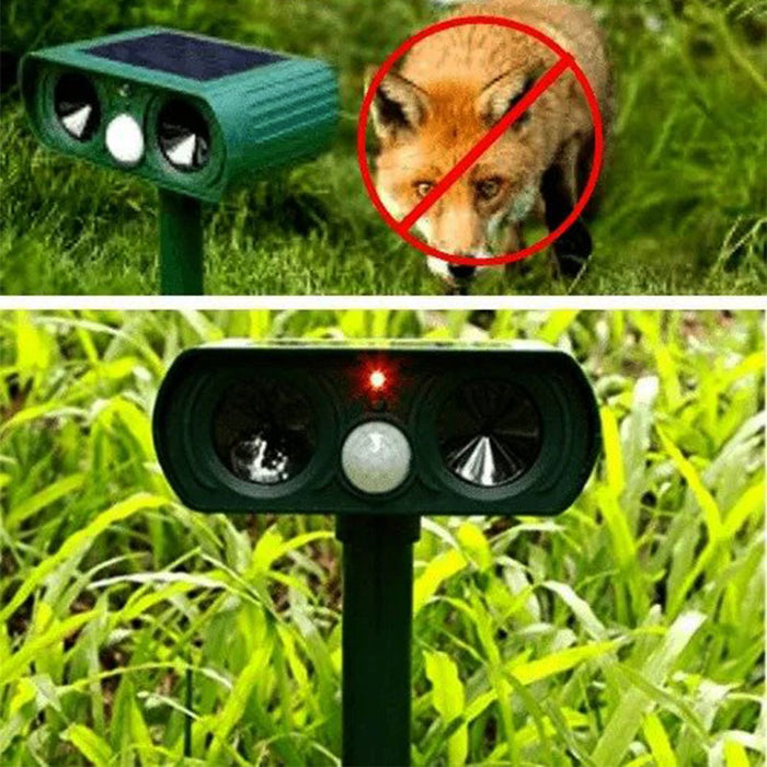 Cauzac™ Advanced Solar Ultrasonic Pest Repeller for Outdoor Protection