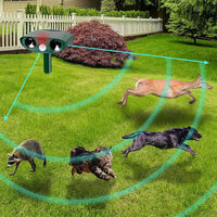 Cauzac™ Advanced Solar Ultrasonic Pest Repeller for Outdoor Protection