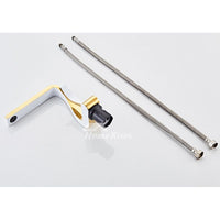 Cauzac™ Elegant Gold Basin Mixer Tap – Single-Handle Brass Luxury Design
