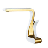 Cauzac™ Elegant Gold Basin Mixer Tap – Single-Handle Brass Luxury Design
