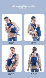 Cauzac™ Baby Carrier with Four Versatile Carrying Methods – Front and Back Comfort