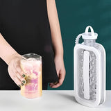 Cauzac™ Space-Efficient Ice Cube Maker for Refreshing Delights at Home