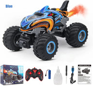 Cauzac™ Interactive Shark Stunt RC Car with Lights & Sounds