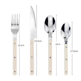 Cauzac™ Elegant Stainless Steel Flatware 24-Piece Cutlery Set