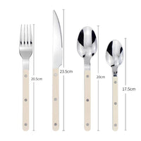 Cauzac™ Elegant Stainless Steel Flatware 24-Piece Cutlery Set