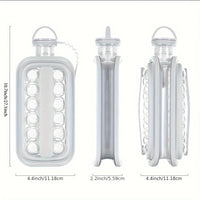 Cauzac™ Space-Efficient Ice Cube Maker for Refreshing Delights at Home
