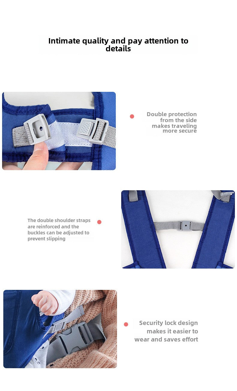 Cauzac™ Baby Carrier with Four Versatile Carrying Methods – Front and Back Comfort