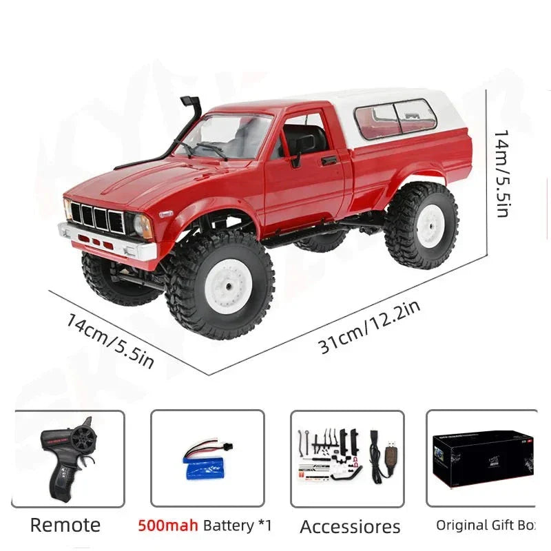 Remote control off road rock crawler car