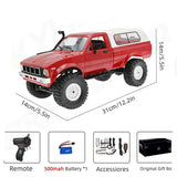 Remote control off road rock crawler car