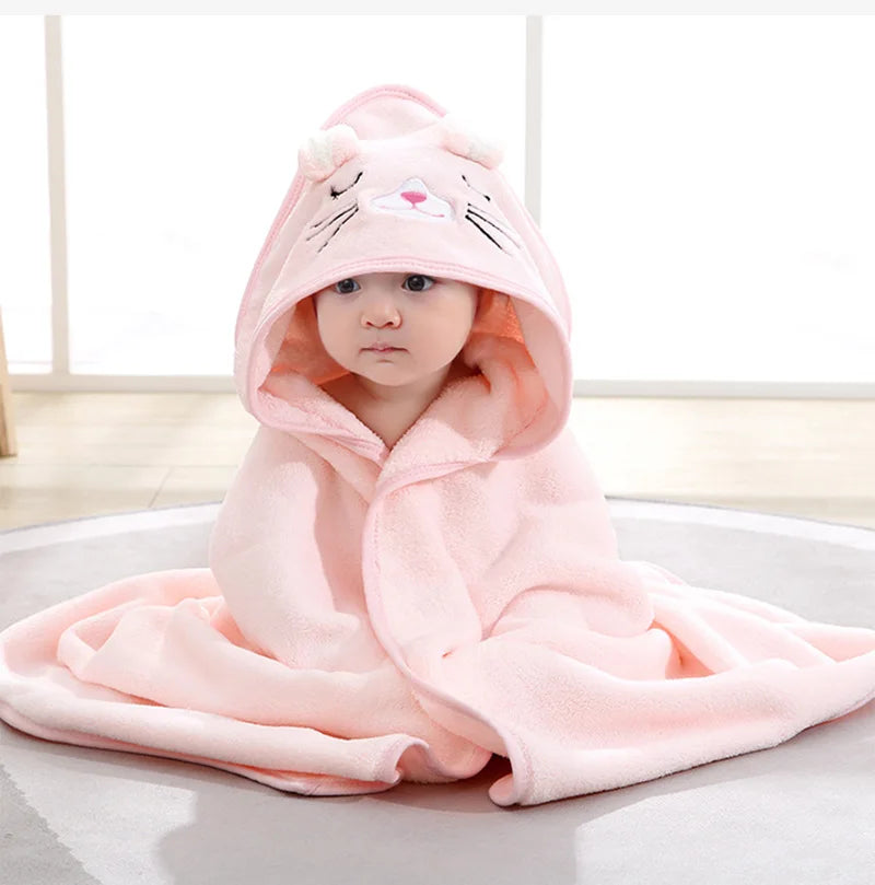 Cauzac™ Ultra Soft Baby Bathrobe Towel