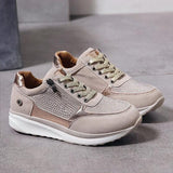Cauzac™ Breathable Women's Zipper Sneakers with Ergonomic Support