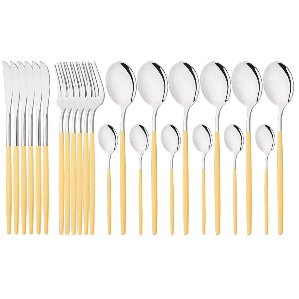 Cauzac™ Elegant Stainless Steel Cutlery Set – Perfect for Every Table