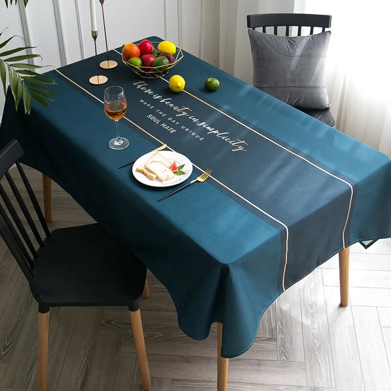 Cauzac™ Shimmer Satin Tablecloth for Elegant Dining