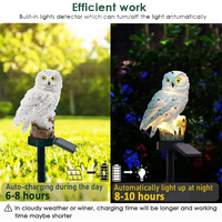 Cauzac™ Eco-Friendly Solar Owl Garden Lamps (2-Pack)