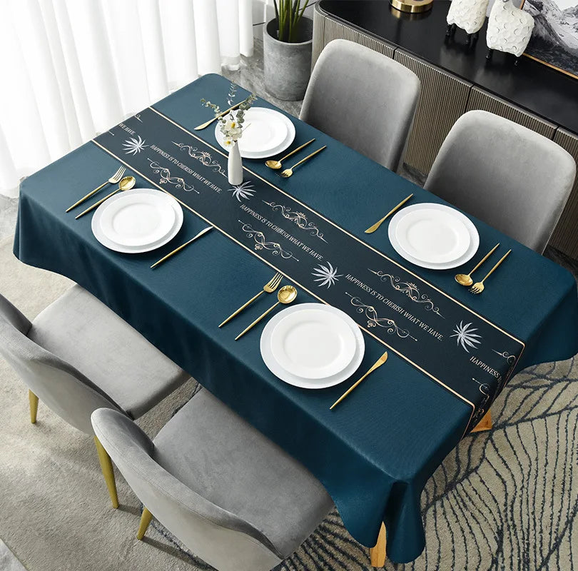 Cauzac™ Shimmer Satin Tablecloth for Elegant Dining