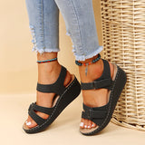 Cauzac™ Women's Soft Sole Wedge Sandals with Adjustable Closure