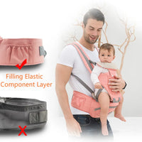 Cauzac™ Ergonomic Hipseat Baby Carrier - Comfort & Style for Your Little One