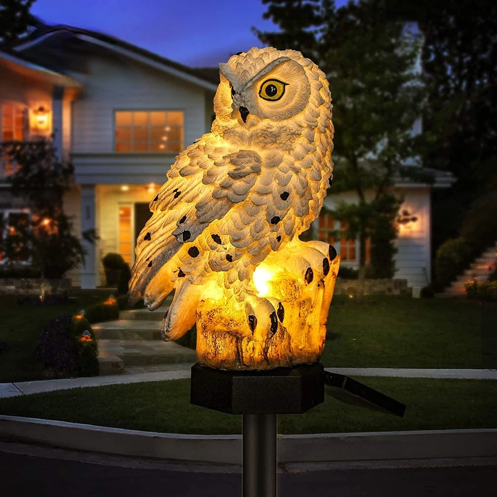 Cauzac™ Eco-Friendly Solar Owl Garden Lamps (2-Pack)
