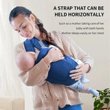 Cauzac™ Baby Carrier with Four Versatile Carrying Methods – Front and Back Comfort