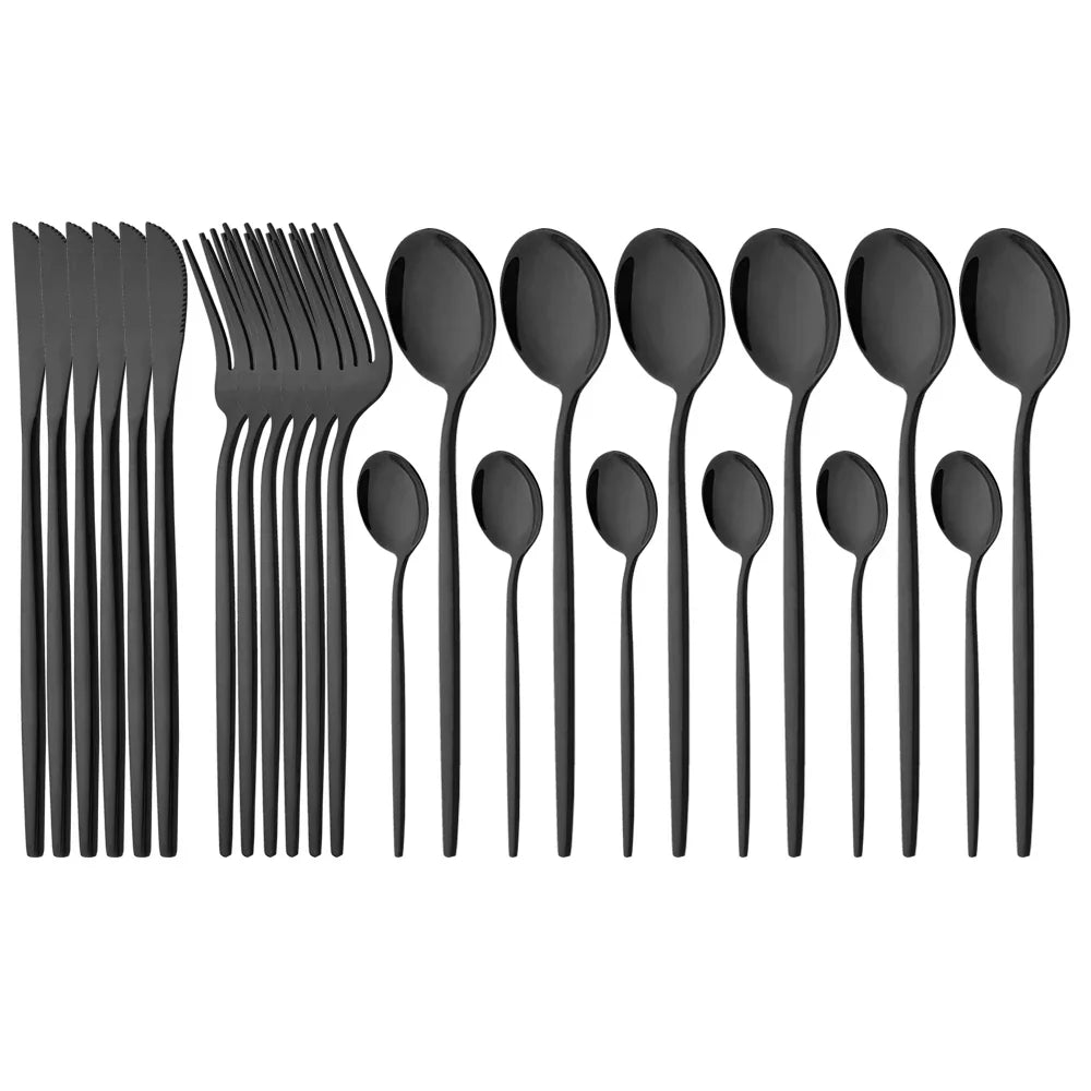 Cauzac™ Elegant Stainless Steel Cutlery Set – Perfect for Every Table