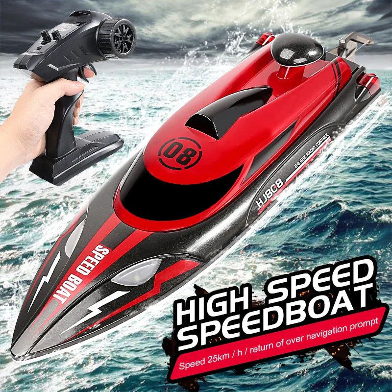 Cauzac™ Thrilling Remote Control Speedboat – Perfect for Racing Aficionados