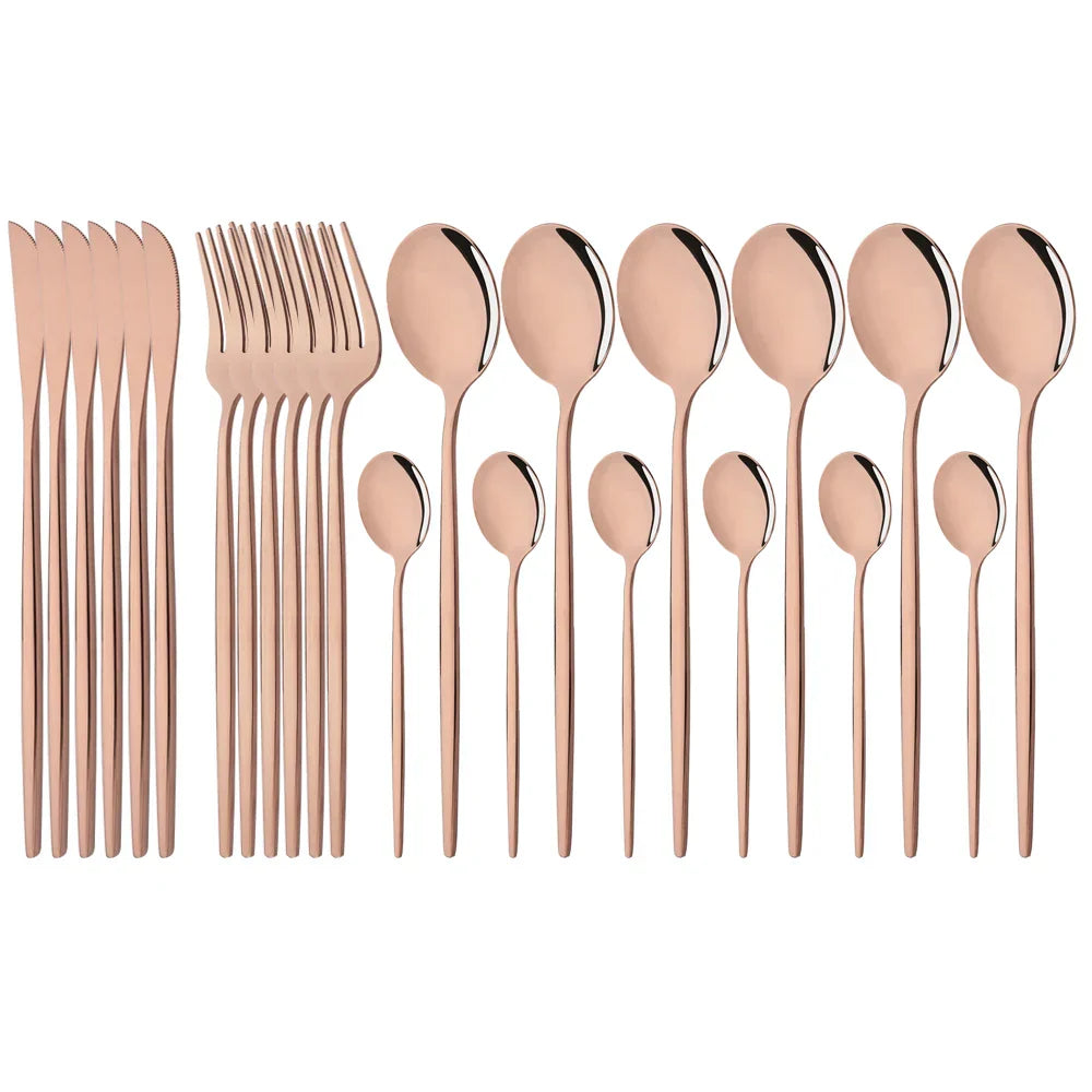 Cauzac™ Elegant Stainless Steel Cutlery Set – Perfect for Every Table