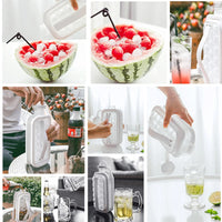 Cauzac™ Space-Efficient Ice Cube Maker for Refreshing Delights at Home