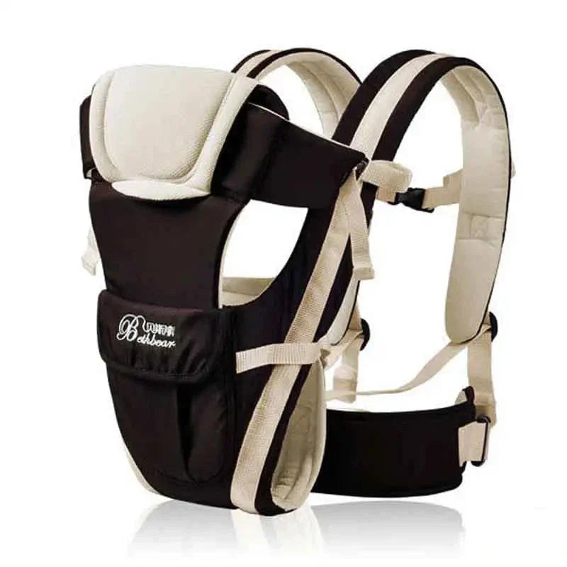 Cauzac™ Foldable Baby Carrier Waist Stool with Storage – Comfort & Style for Parents and Babies