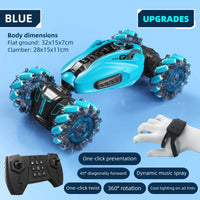 Remote control car with rc cars and monster truck features