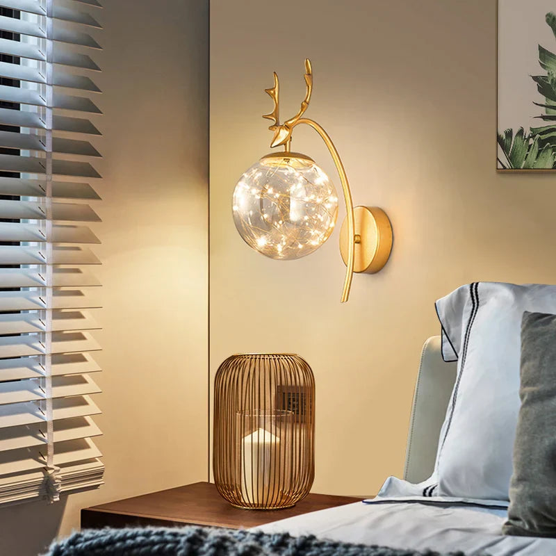 Cauzac™ Elegant LED Wall Light with Colourful Glass Design
