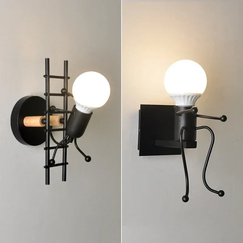 Cauzac™ Creative Robot Wall Lamp for Kids' Room