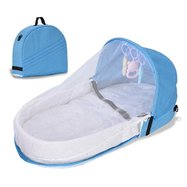 Cauzac™ Baby Soft Portable Nest Crib with Mosquito Net