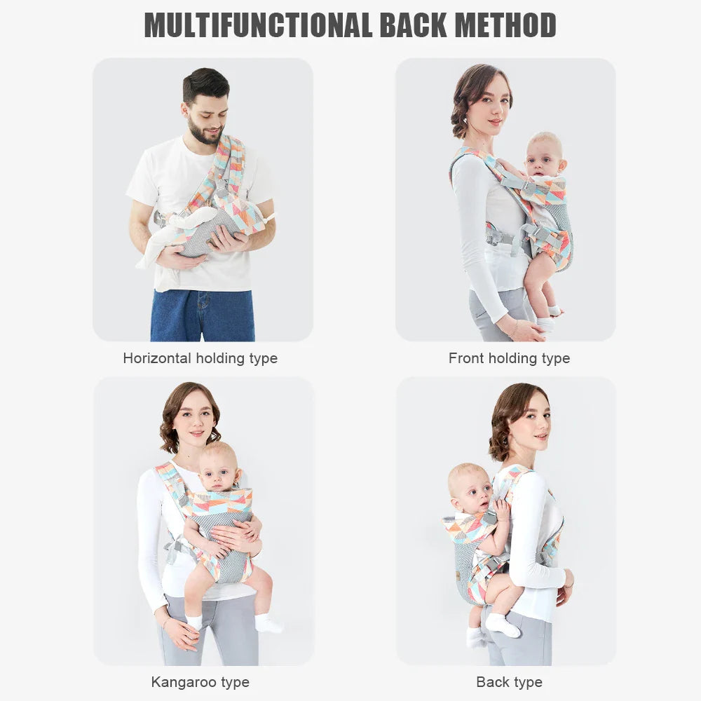 Cauzac™ Ultimate Baby Carrier - Adjustable & Comfortable Wrap for Newborns and Toddlers