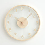 Cauzac™ Elegant Glass Wall Clock for Any Home