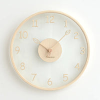 Cauzac™ Elegant Glass Wall Clock for Any Home