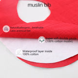 Cauzac™ Luxurious Muslin and Bamboo Baby Bib Set - Pack of 3