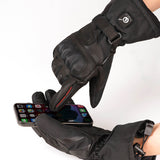 Cauzac™ Heated Motorcycle Gloves made from Sheepskin Leather