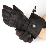 Cauzac™ Heated Motorcycle Gloves made from Sheepskin Leather