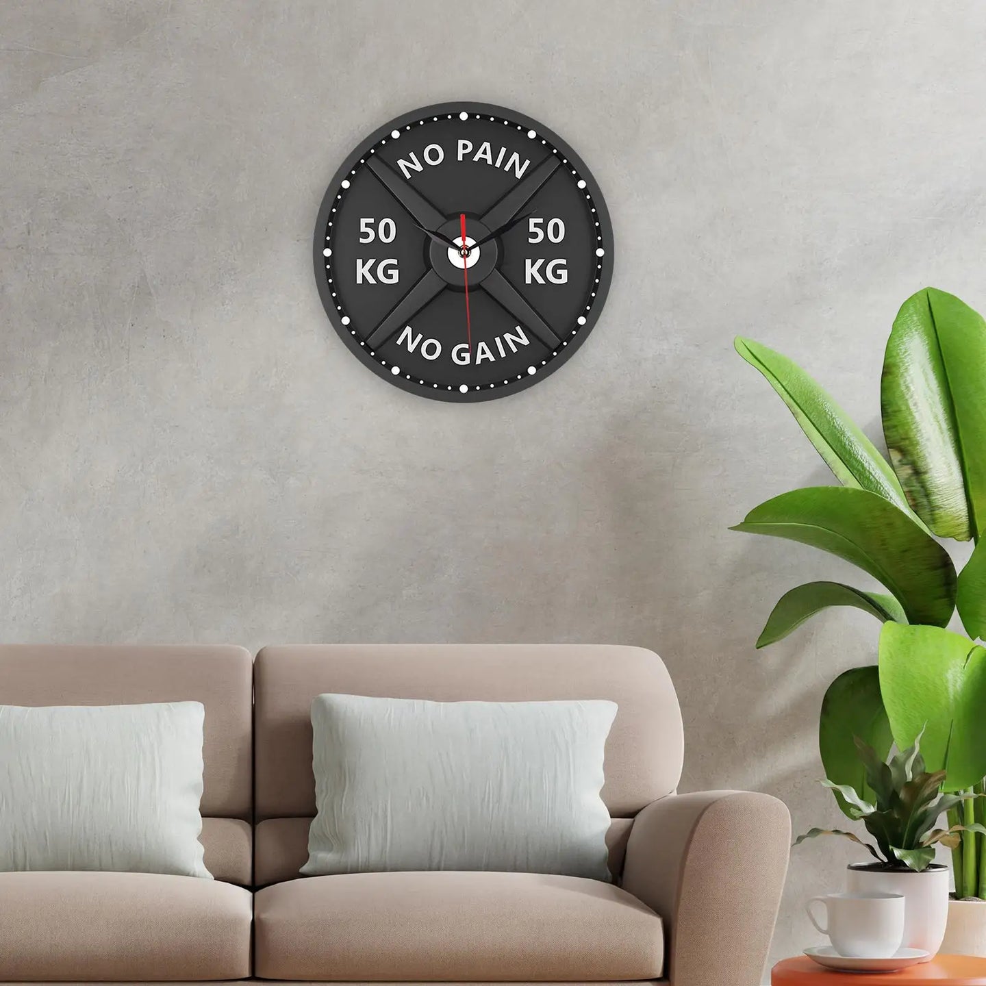 Cauzac™ Stylish Fitness Studio Wall Clock