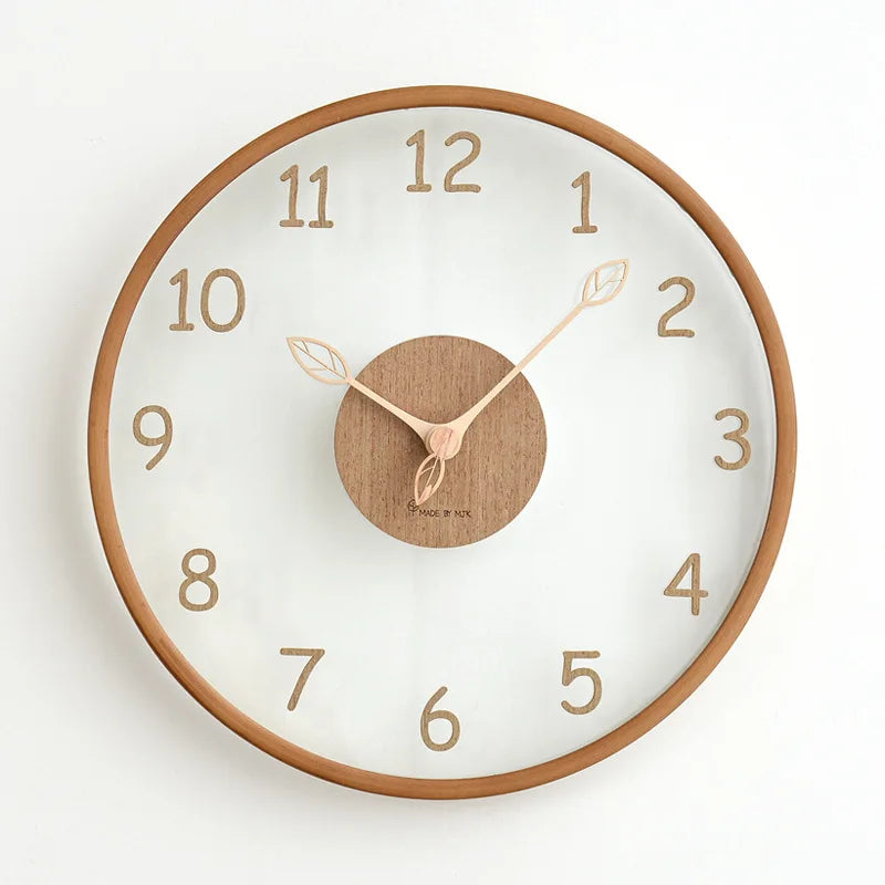 Cauzac™ Elegant Glass Wall Clock for Any Home
