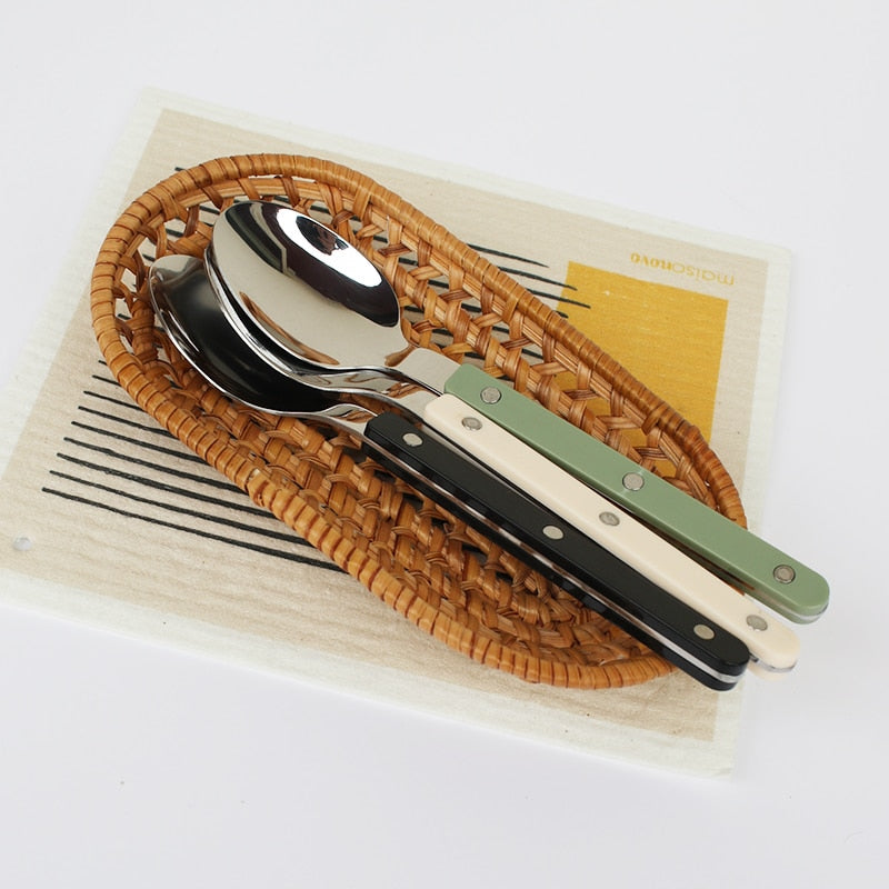 Cauzac™ Elegant Stainless Steel Flatware 24-Piece Cutlery Set