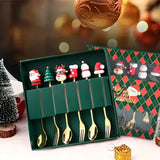 Cauzac™ Elegant Christmas Flatware Set for Festive Dining