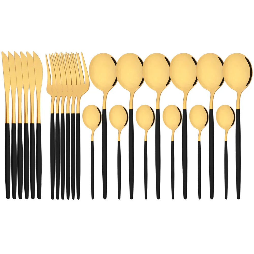 Cauzac™ Elegant Stainless Steel Cutlery Set – Perfect for Every Table