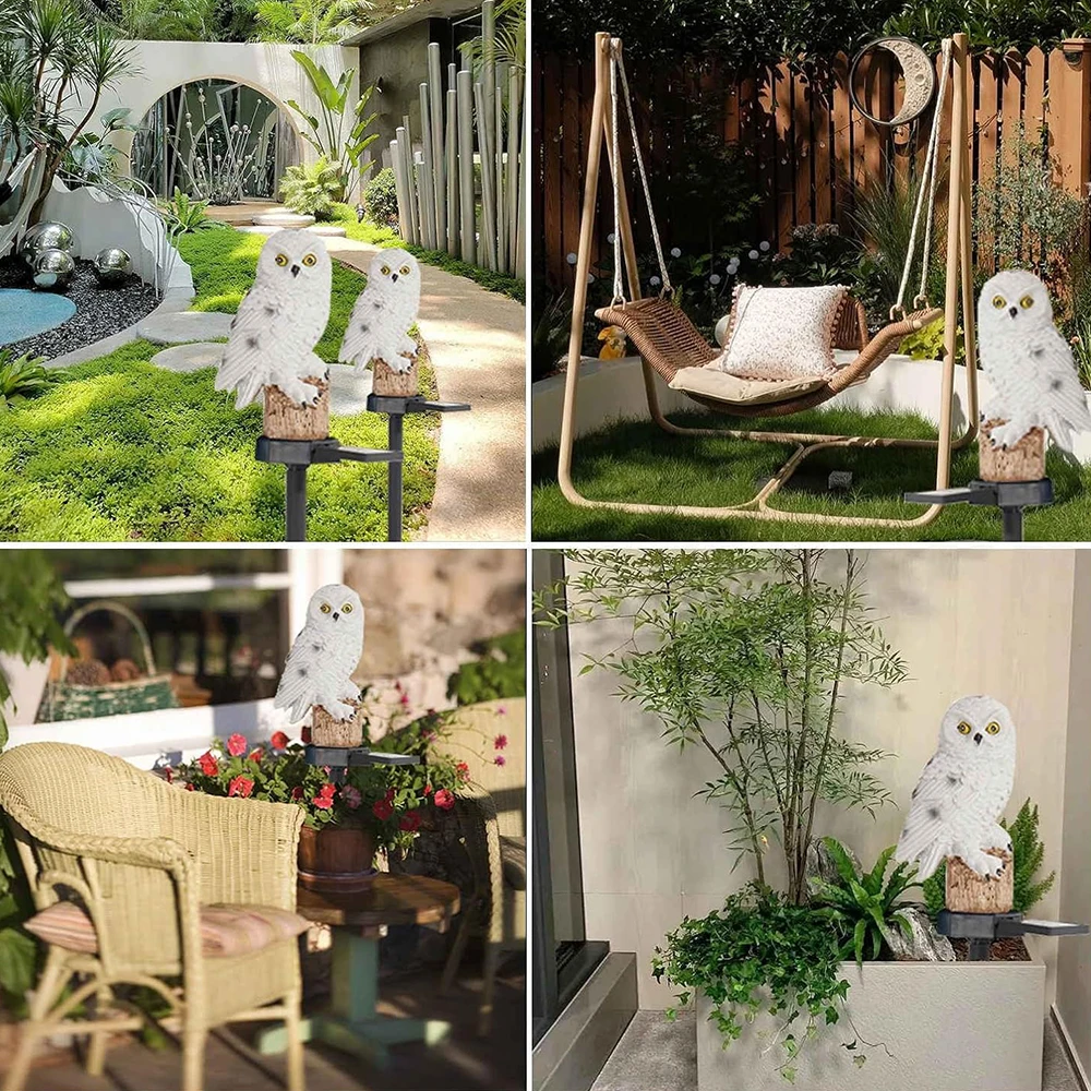 Cauzac™ Eco-Friendly Solar Owl Garden Lamps (2-Pack)