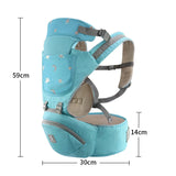 Cauzac™ Ergonomic Hipseat Baby Carrier - Comfort & Style for Your Little One