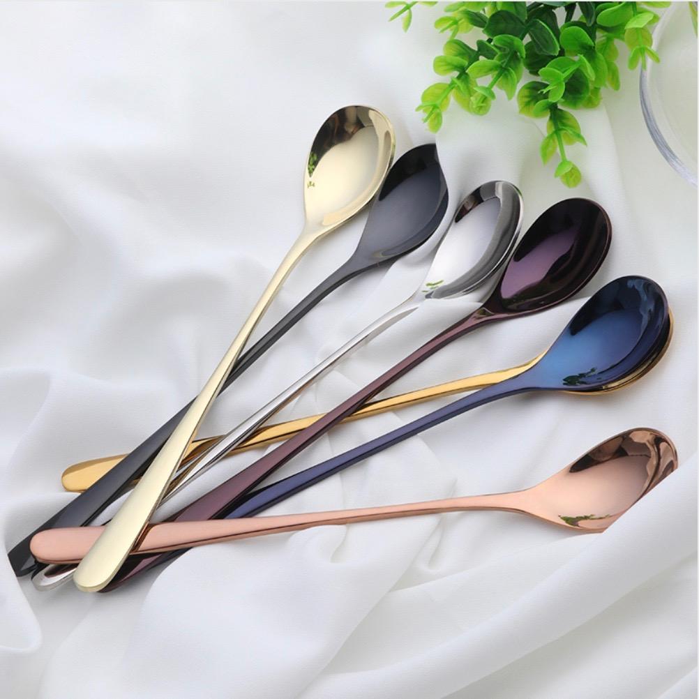 Cauzac™ Elegant Dessert Spoon Set – Stylish Cutlery in Vibrant Colours
