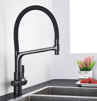 Cauzac™ Modern Dual-Outlet Kitchen Faucet with Filter – Ideal for Hot and Cold Supply