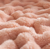 Cauzac™ Premium Bubble Textured Fleece Blanket for Ultimate Comfort